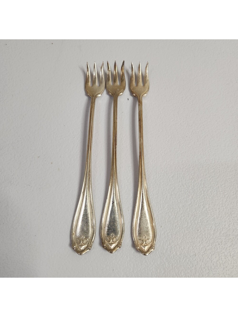 Set of 3 Silverplate Seafood Forks
